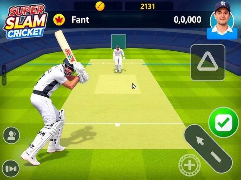 Super Slam Cricket Game Screenshot